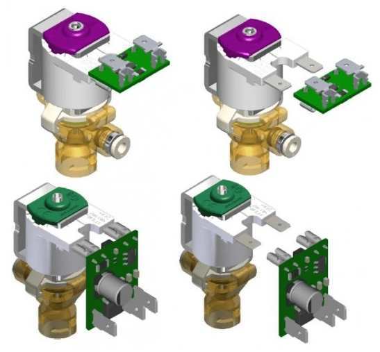 PWM board on solenoid valve