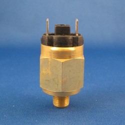 Adjustable brass pressure switch - Normally open, 1-5 bar