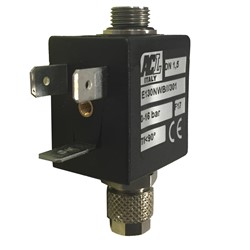 1/8" BSP female IN/OUT - 2 way normally closed direct acting solenoid valve -  1mm orifice NBR seal 