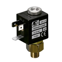 1/8" BSP inlet M5 outlet normally open Brass solenoid valve - 1.5mm orifice FPM seal - 240V AC