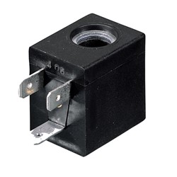 ACL Type 3 solenoid coil 24V AC - 5VA Low temperature rise coil for 3-way valves.100%ED- Class F insulation - LOW TEMP