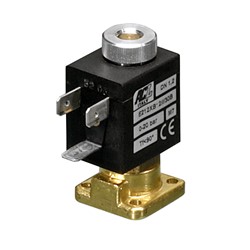 Flange 25 - 3 way normally open direct acting solenoid valve -  1.0mm orifice NBR seal 