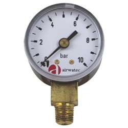 Pressure Gauge 0 - 10 Bar - Ref 23 - Suitable for NW18, NW25 and NW32